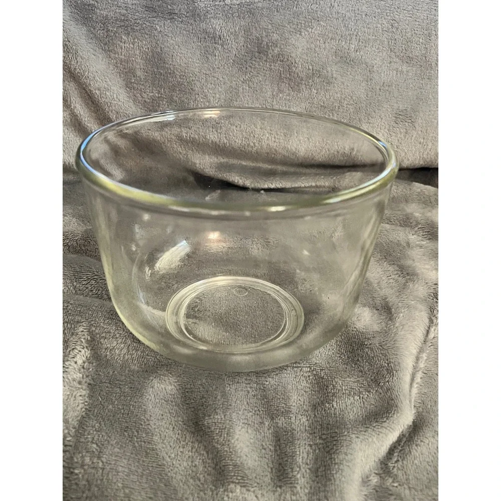 Vintage‎ Clear Glass Mixing Bowl 6